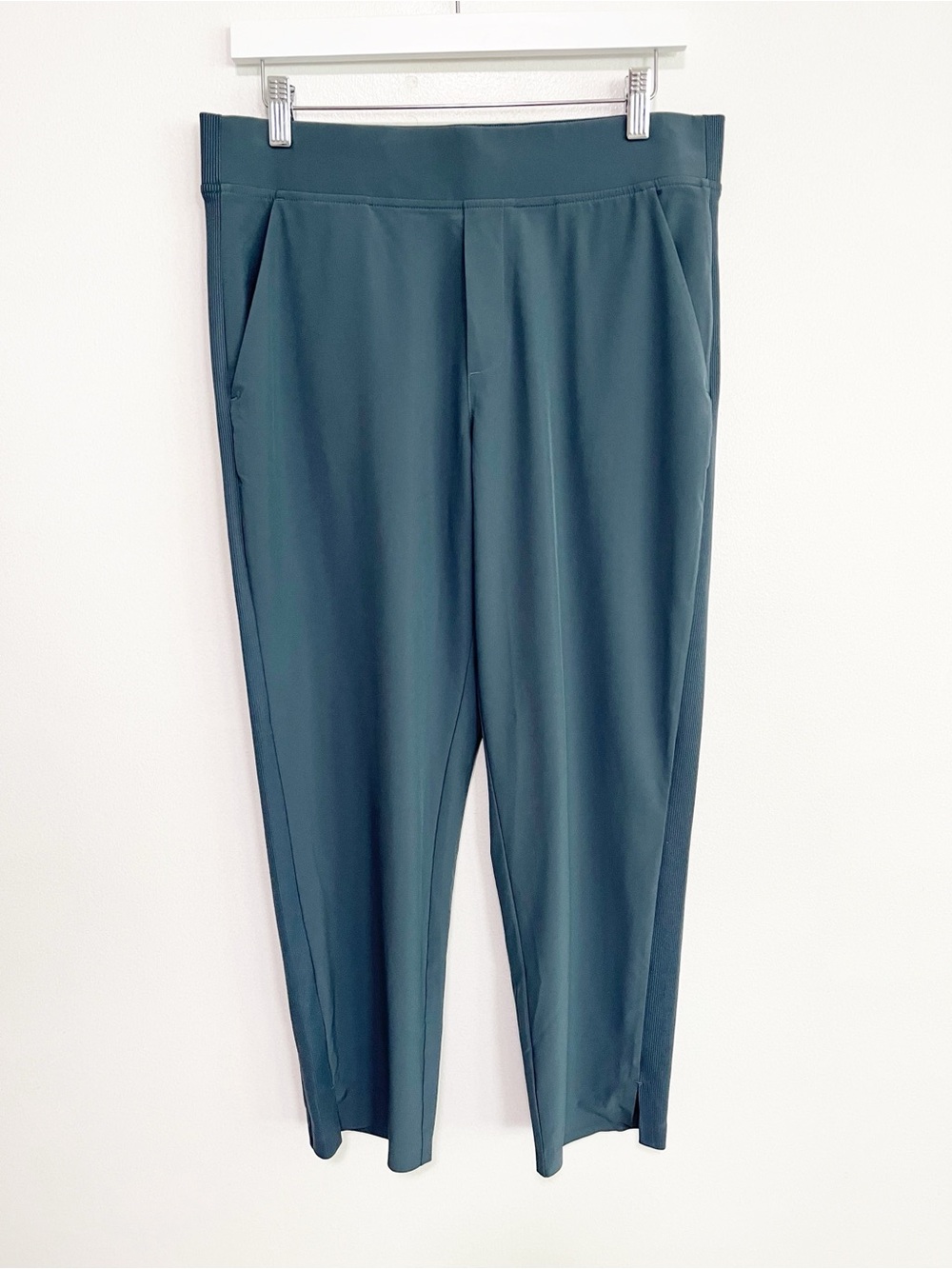 BOGO! Athleta Brooklyn Ankle Pant Dark Teal Green Size 10 Petite - Picture 4 of 9